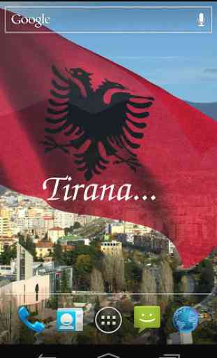 Albania Flag Live Wallpaper 2