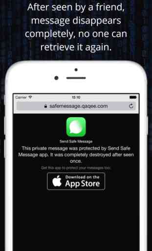 Send Safe Message - Mensagens privadas que se autodestroem 3