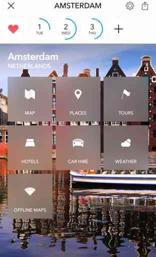 Amesterdão - Mapa offline e guia da cidade 1