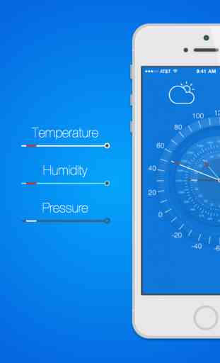 Pretty Good Weather - Grátis Previsão & Barómetro para iPhone 2