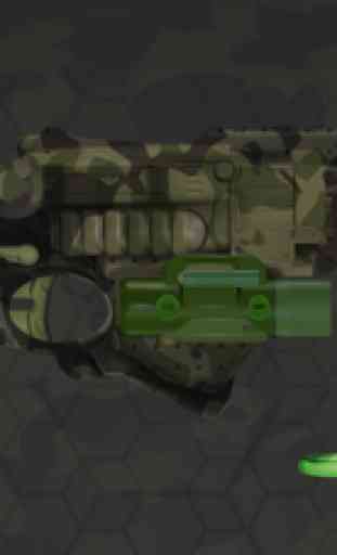 Arma de Brinquedo Militar Simulador 2