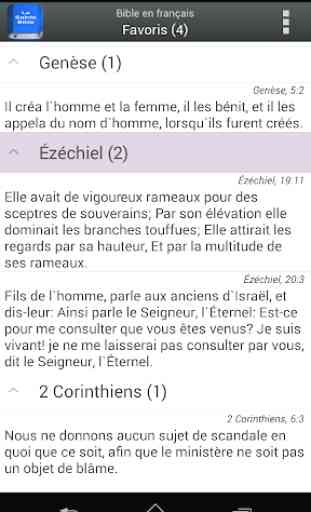 Bible en français Louis Segond 2