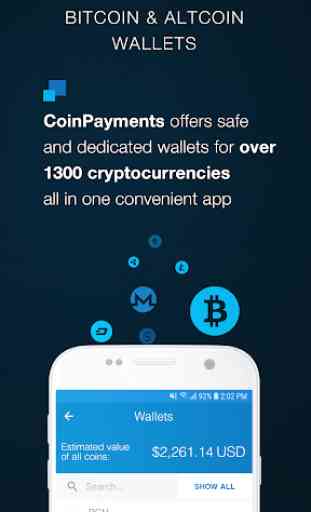 CoinPayments - Crypto Wallet for Bitcoin/Altcoins 2