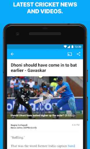 ESPNCricinfo - Live Cricket Scores, News & Videos 4