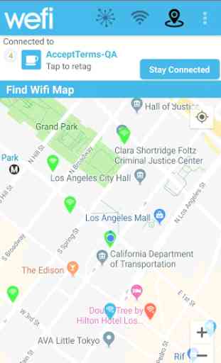 Find Wifi – Free wifi finder & map by Wefi 1