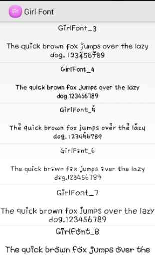 Girl Font Flipfont Free 2