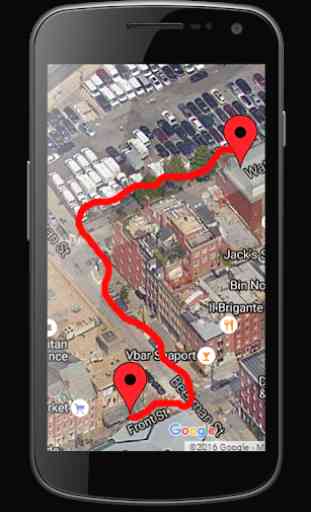 GPS pessoal rastreamento rota 3