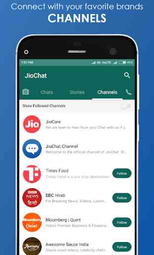 JioChat: HD Video Call 4