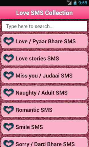 Love ♥ SMS collection 1