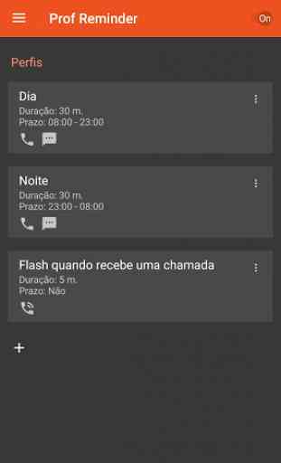 Missed call reminder, Flash on call 1