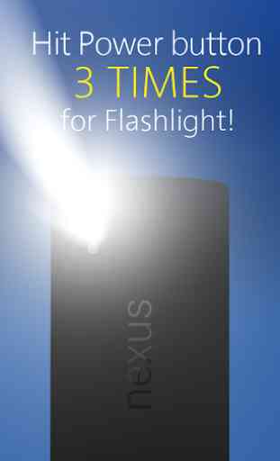 Power Button FlashLight - LED Flashlight Torch 1
