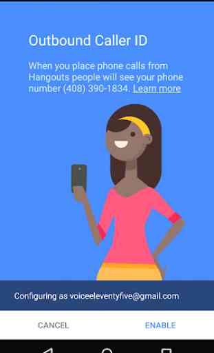 Telefone Hangouts 2