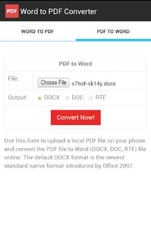 Word to PDF Converter 2