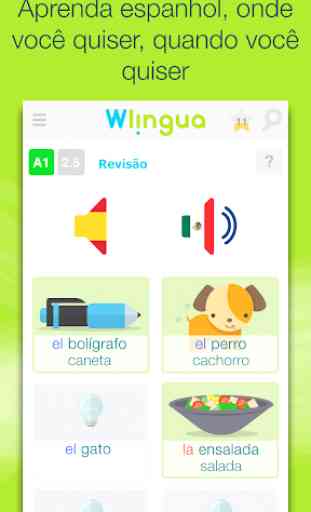 Aprenda espanhol com o Wlingua 1