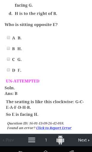 Aptitude Questions on Seating 3