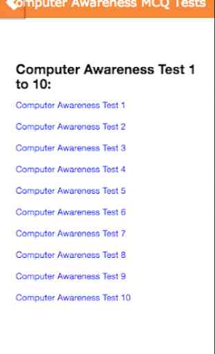 Computer Awareness MCQ Tests 2