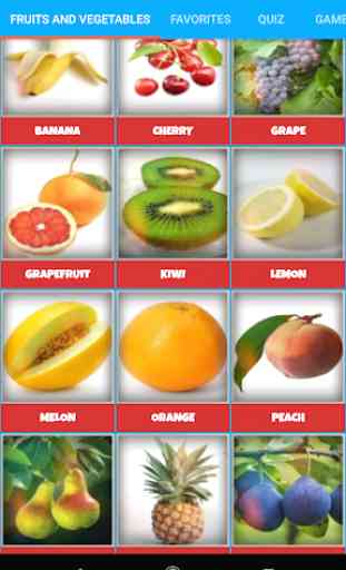 Frutas e Legumes 2