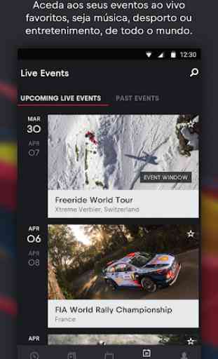 Red Bull TV: Desporto, música e espetáculo ao vivo 2