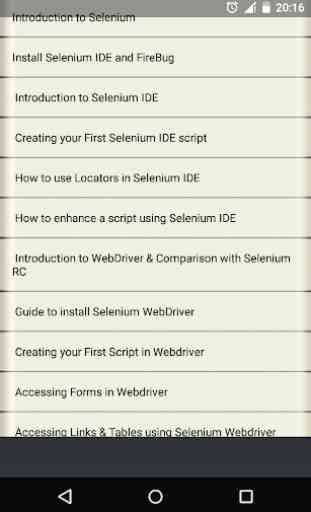 Selenium tutorial Pro 1