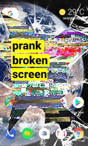tela rachada broken screen prank  2