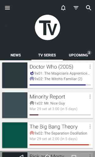 TV Series - Seu gerenciador de programas de Tv 1