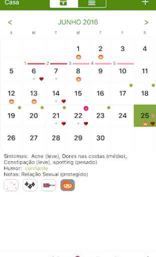 Calendário Menstrual Delux 2