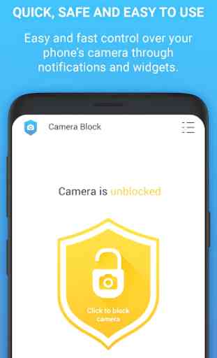 Camera Block Grátis - Anti spyware & anti malware 3