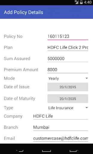 Insurance Calculator n Policy 3