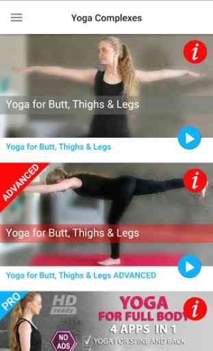 Yoga Poses & Asanas for Butt, Thighs and Legs 2