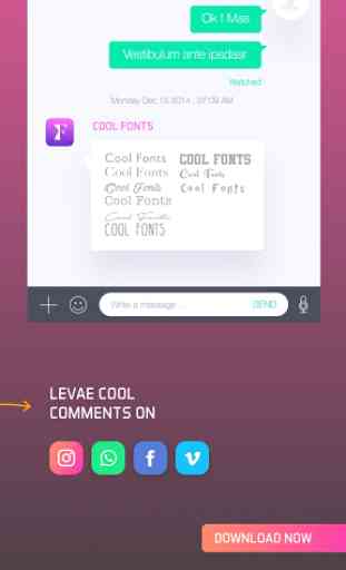 Cool Fonts for Whatsapp & SMS 3