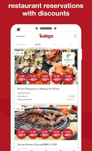 eatigo – discounted restaurant reservations 1