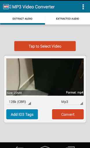 MP3 convertido vídeo 1