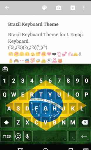 Brazil Keyboard Emoji Keyboard 1