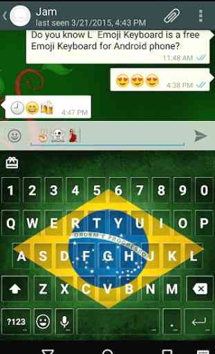 Brazil Keyboard Emoji Keyboard 4