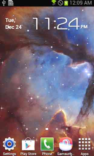 Galaxy Nebula Live Wallpaper 2
