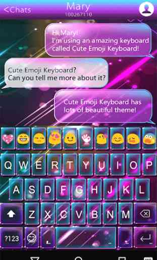 Happy Emoji Keyboard Theme 1