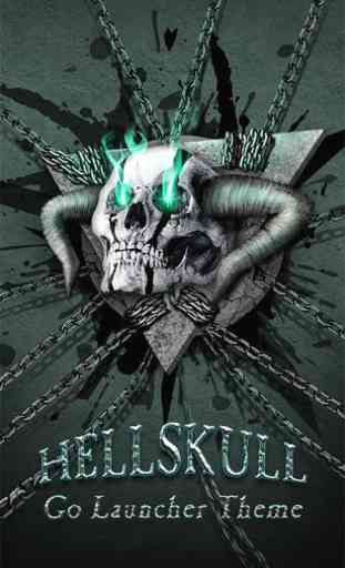 Hell Skull GO Launcher Theme 3
