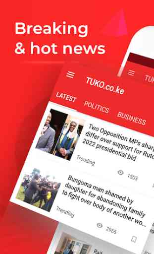 Kenya News: Tuko Hot & Breaking News Free App 1