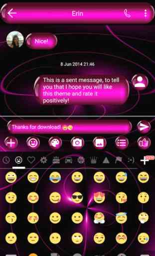 PinkSphere SMS Mensagens 4