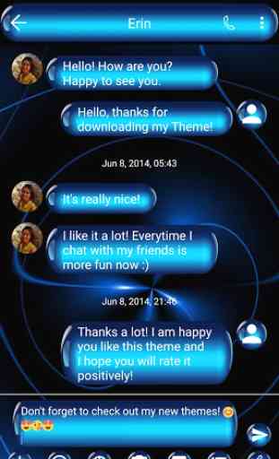 SpheresBlue SMS Mensagens 2