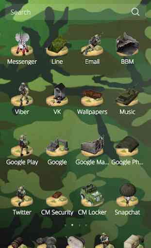 Tema camuflagem militar 2