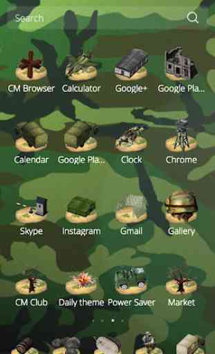 Tema camuflagem militar 3