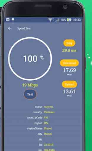 Check network speed & Performance test wifi 4g 3g 1