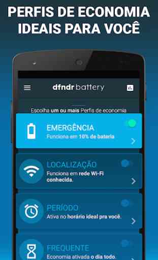 dfndr battery: Economia de Bateria 4