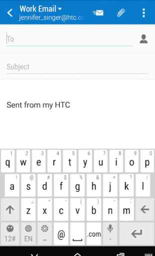 E-mail HTC 1