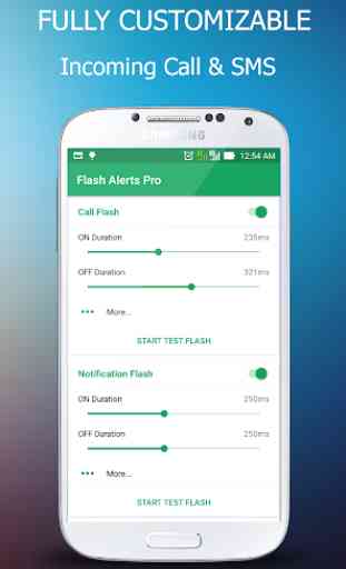 Flash Alerts on Call and SMS 2