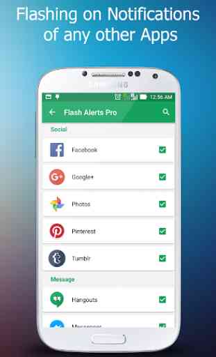 Flash Alerts on Call and SMS 3