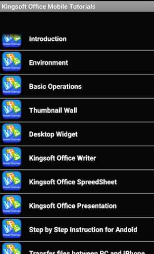 Free Kingsoft Office Tutorials 1