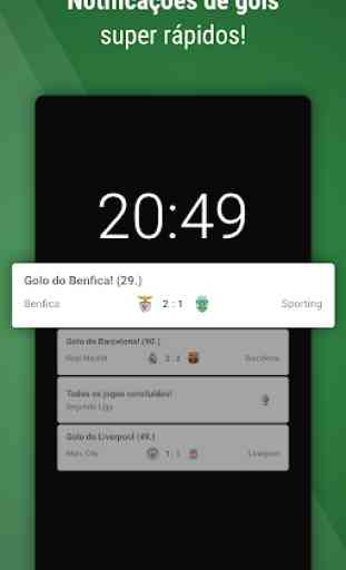 GoalAlert - O app de futebol mais rápido 2