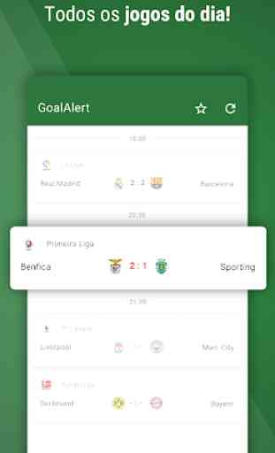 GoalAlert - O app de futebol mais rápido 3